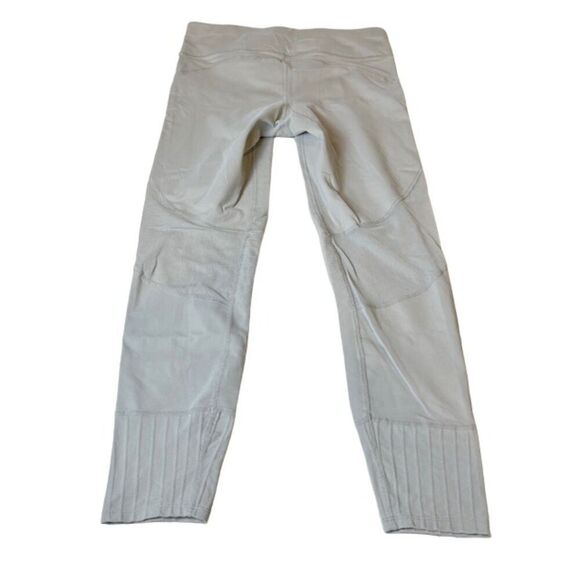 Joy Lab Leggings Ruched Detailed Compression with Mesh Olive Gray Medium - Picture 6 of 10